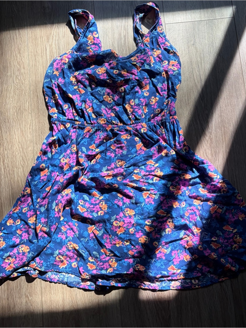Floral Forever 21 Dress with Tie Back
